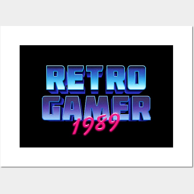 Retro Gamer Wall Art by Dingo Graphics